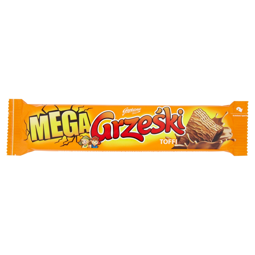 Wafle toffie w czekoladzie Mega Grześki 48g