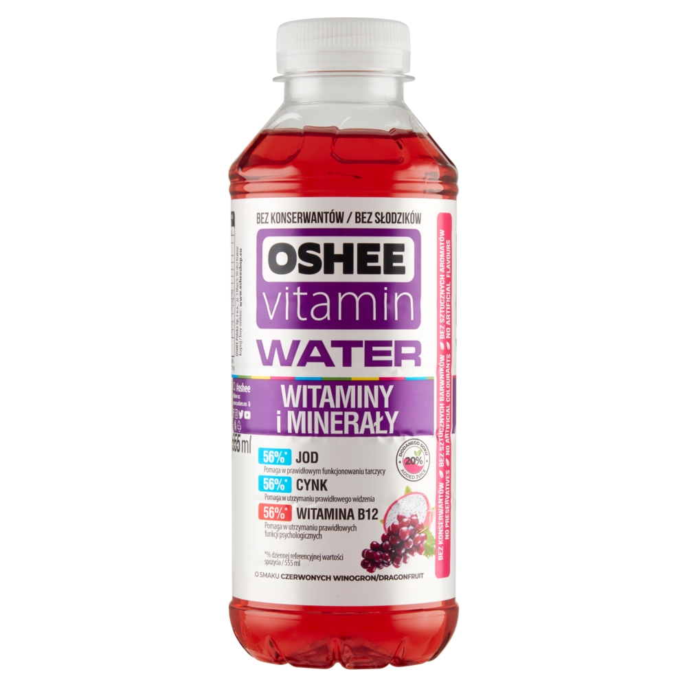 Napój Vitamin Water i Minerały Oshee 555ml esklep.polomarket.pl