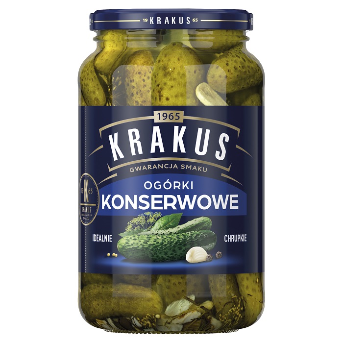 Ogórki Krakus konserwowe 920g esklep.polomarket.pl