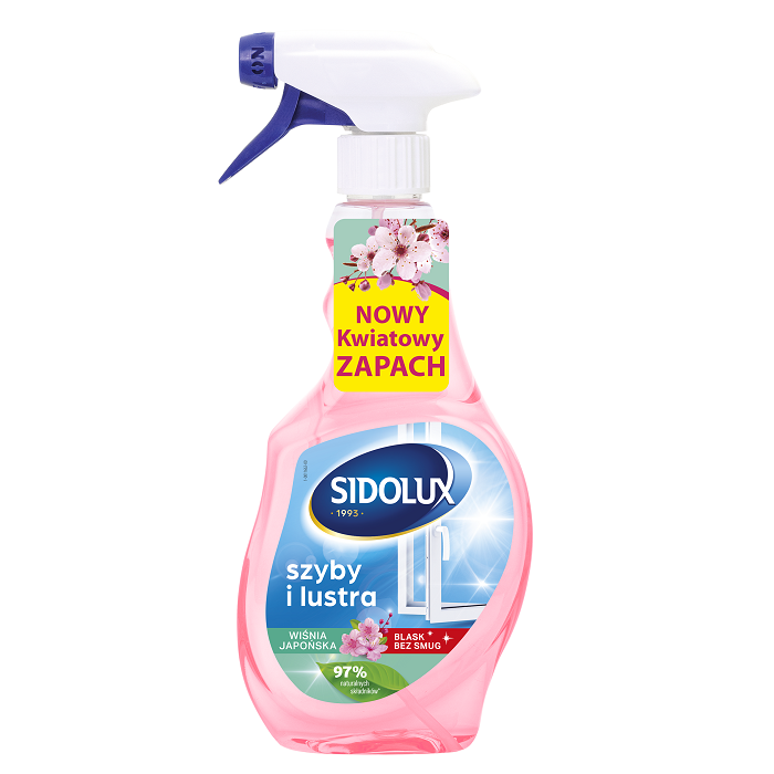 Płyn do szyb kwiat japońskiej wiśni Sidolux 500ml