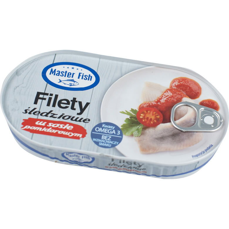 Śledź w sosie pomidorowym  Master Fish 170g