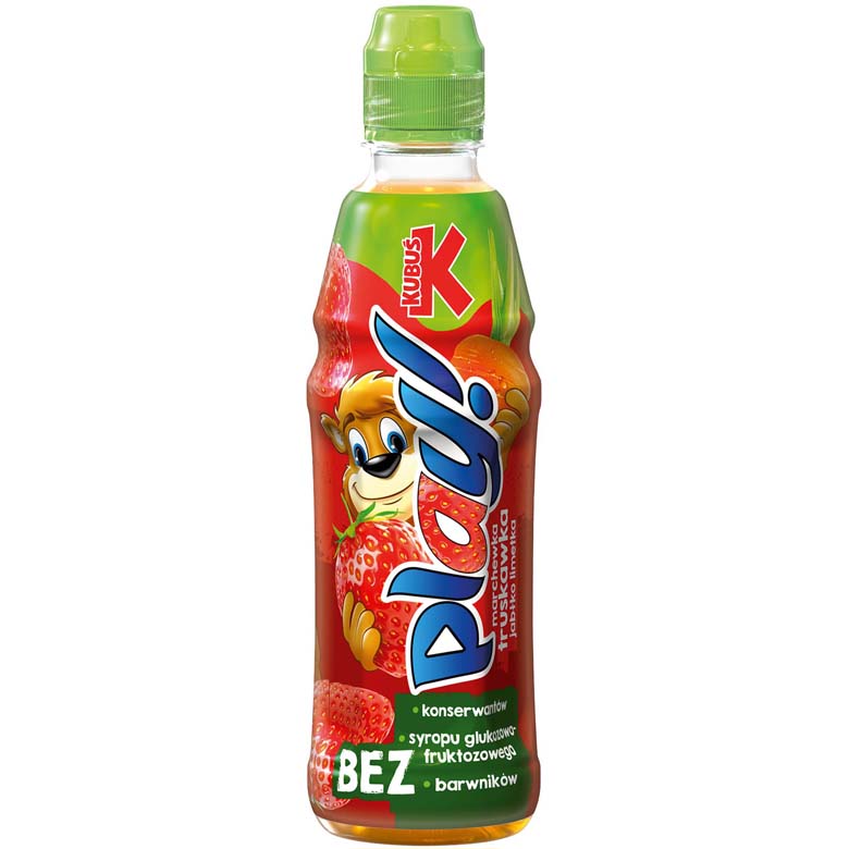 Napój marchew-truskawka-limonka-jabłko Kubuś Play 400ml esklep.polomarket.pl