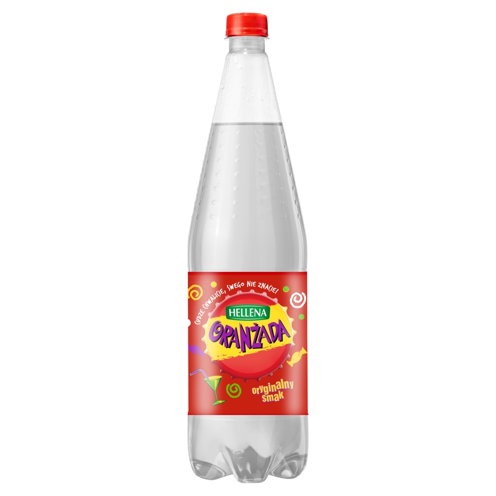 Napój gazowany Oranżada biała 20% soku Hellena 1,25l