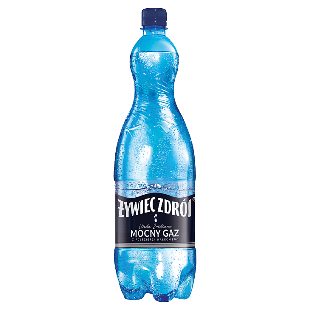 Woda źródlana gazowana Żywiec Zdrój 1,5l esklep.polomarket.pl