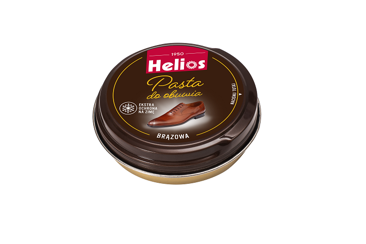 HELIOS Pasta do obuwia brązowa /40ml