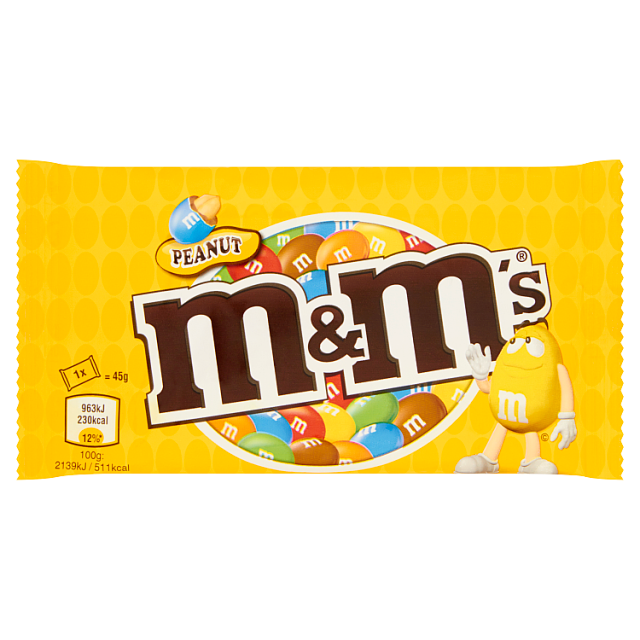 Draże orzechowe  M&M 45g esklep.polomarket.pl