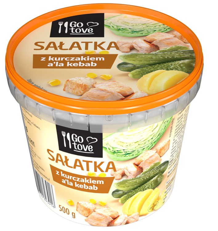 Go tove Sałatka ala kebab z kurczakiem 500g