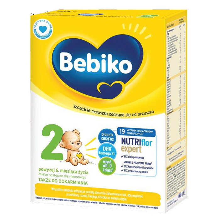 Mleko modyfikowane Bebiko 2 600g esklep.polomarket.pl