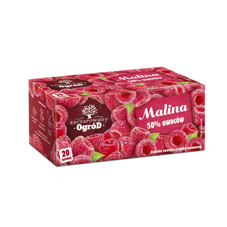 Herbatka owocowa malina Zaczarowany Ogród 40g