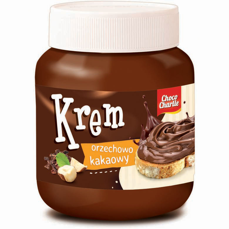 Krem do smarowania pieczywa kakaowo-orzechowy  Choco Charlie 400g