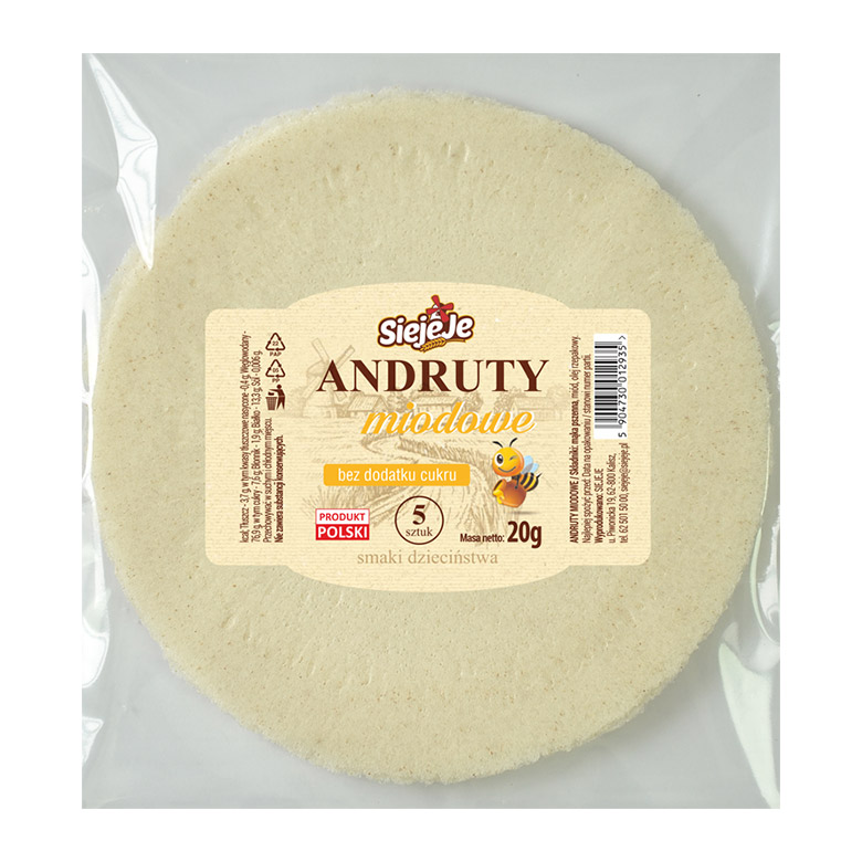 Andruty Siejeje miodowe 20g