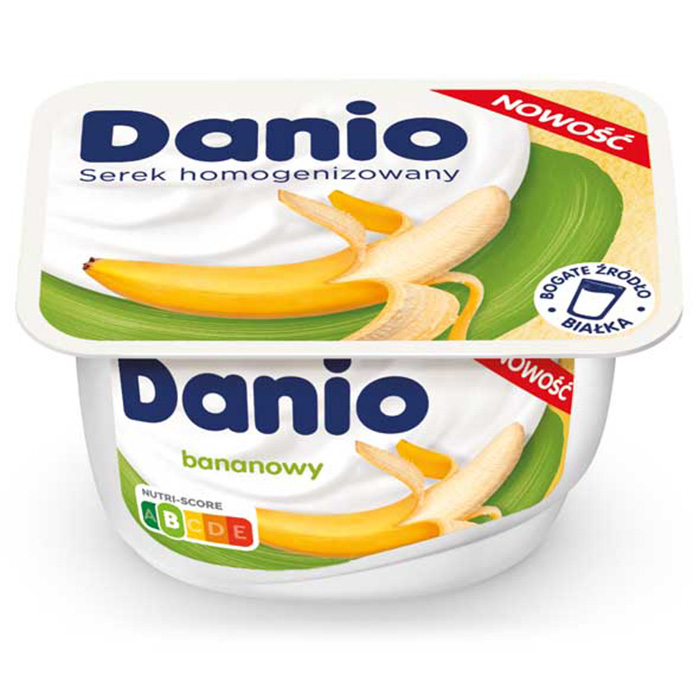Serek Danio bananowe 130g esklep.polomarket.pl