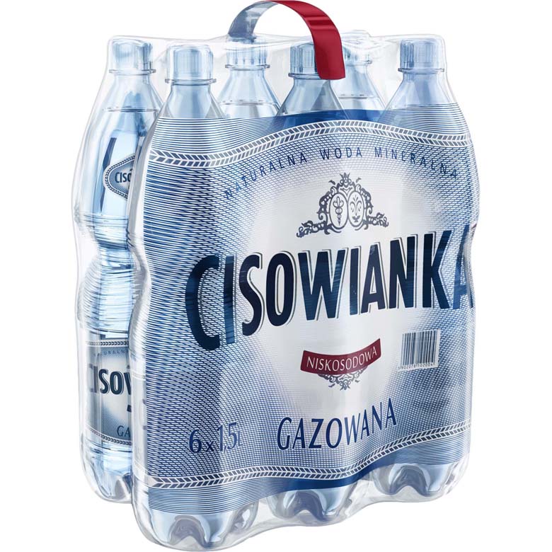 Woda mineralna gazowana Cisowianka 1,5l