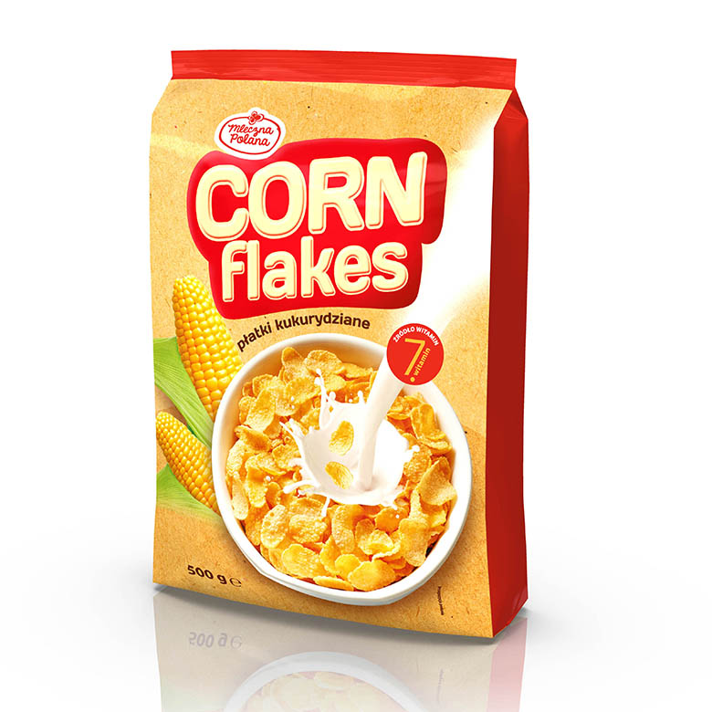 Płatki kukurydziane  Corn Flakes Mleczna Polana 500g