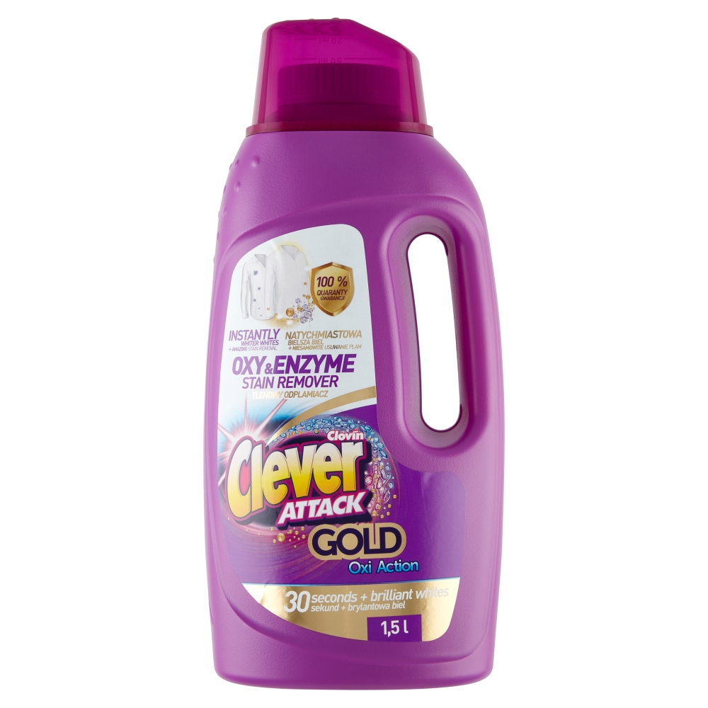 Clever Attack Gold odplamiacz płynny 1,5L