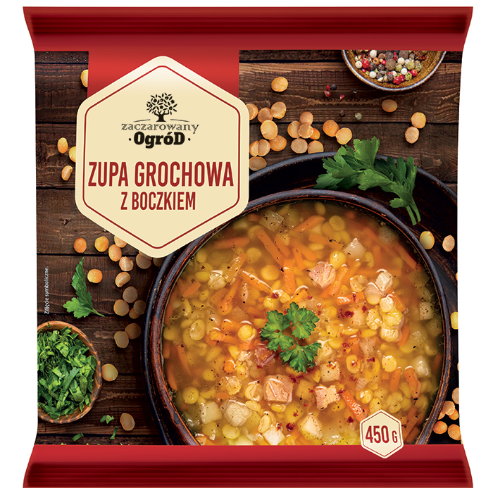 Zupa grochowa z boczkiem Zaczarowany Ogród 450g
