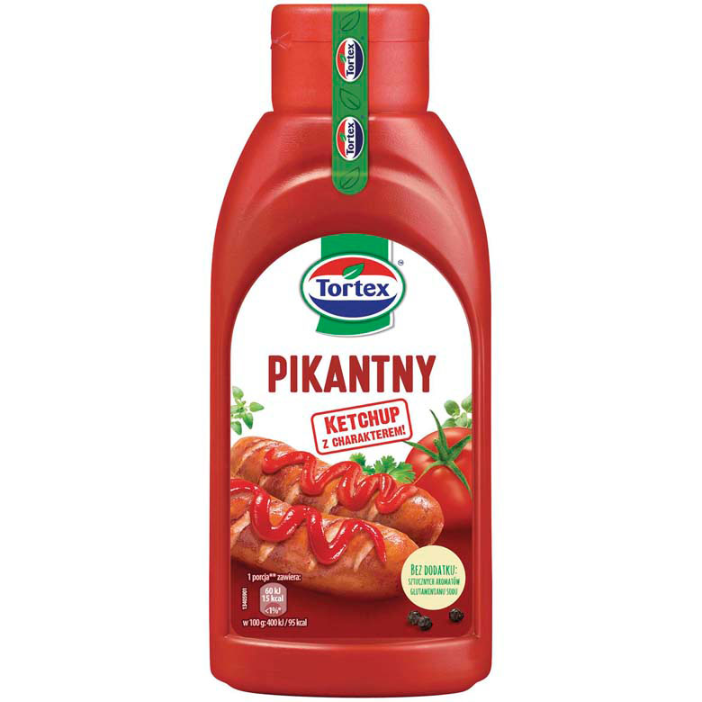 Ketchup pikantny  Tortex 470g