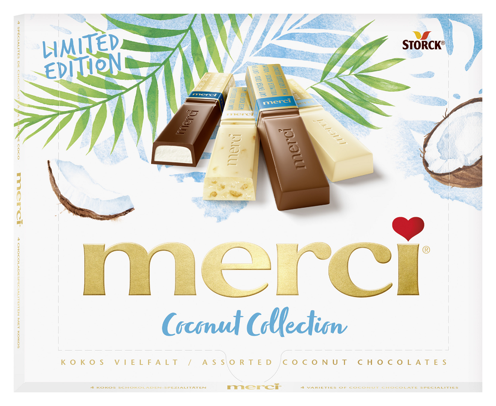Czekoladki Kokosowe Merci 250g esklep.polomarket.pl