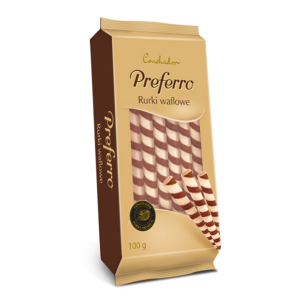Rurki waflowe Preferro Conchador 100g