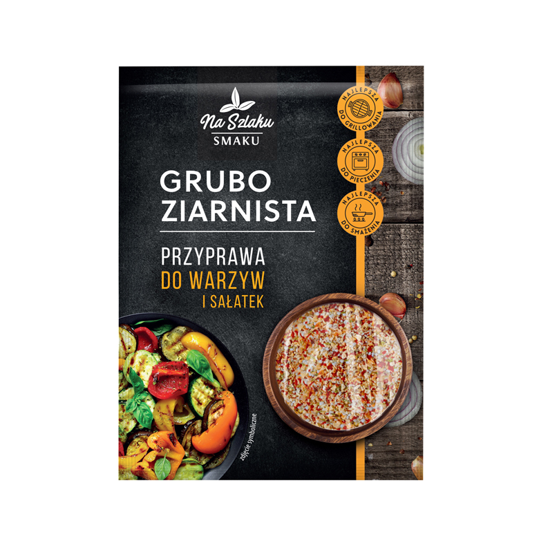 Przyprawa do warzyw i sałatek gruboziarnista Na Szlaku Smaku 25g