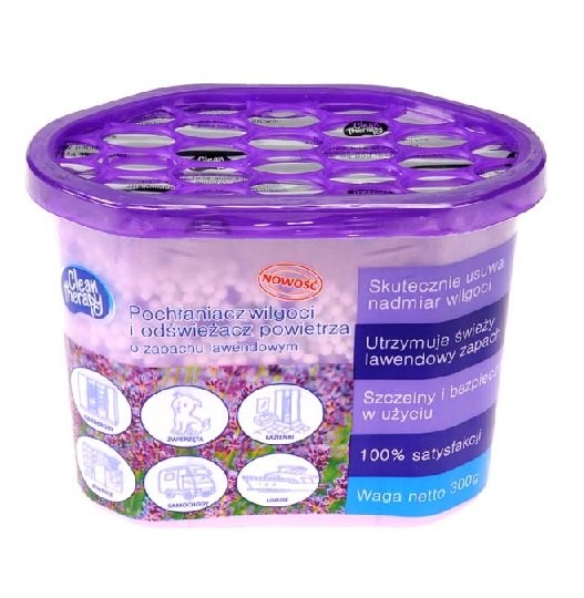Pochłaniacz wilgoci lawendowy 300g
