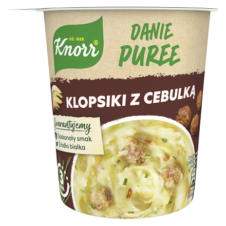 Danie Puree klopsiki z cebulką Knorr 53g esklep.polomarket.pl