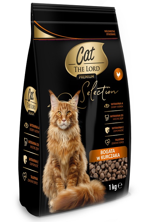 Karma sucha dla kota bogata w kurczaka Cat The Lord Premium 1kg