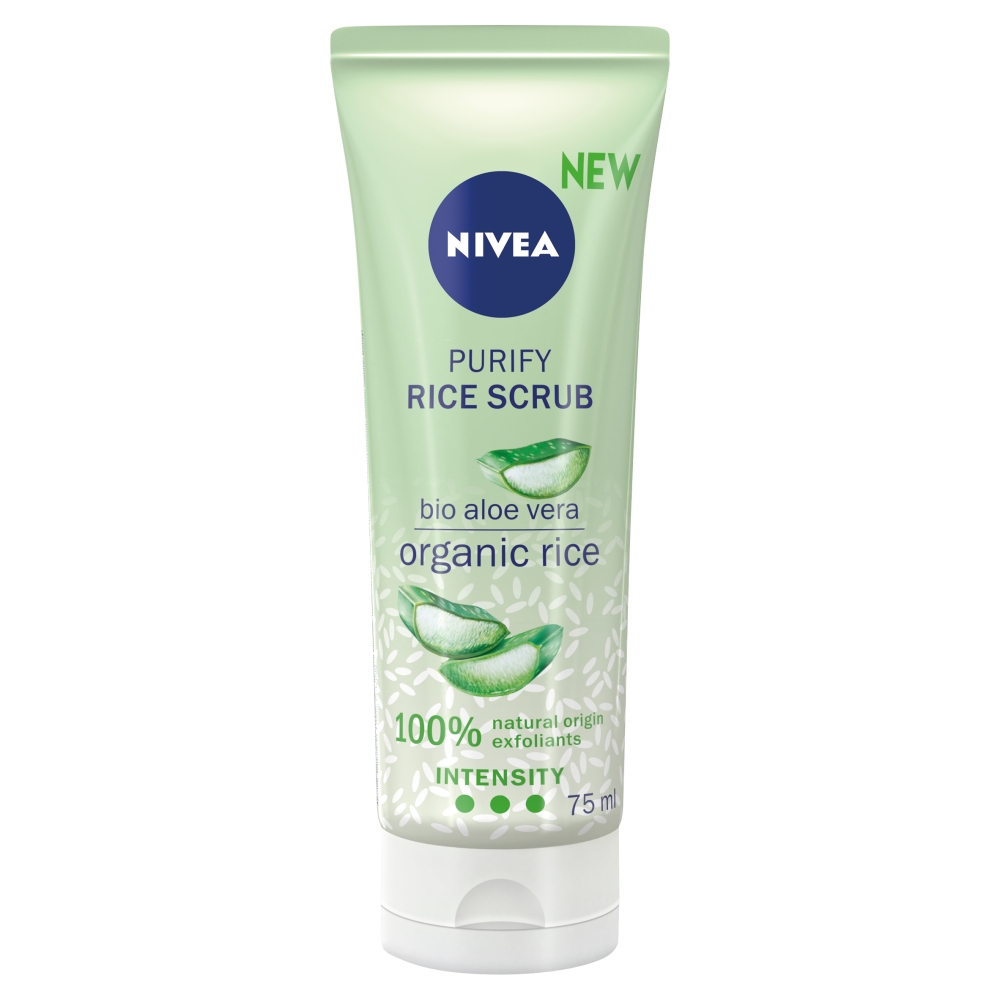 Peeling ryżowy z bio aloesem - PurifyRice Scrub Nivea 75 ml