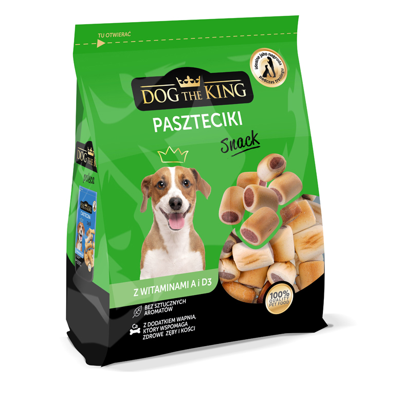 Paszteciki  dla psa  Dog The King 400g
