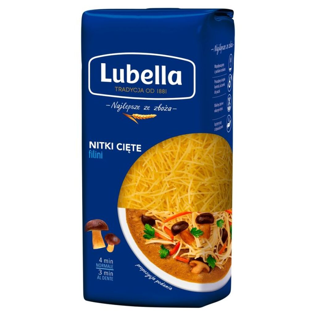 Makaron Lubella nitka cięta 400g
