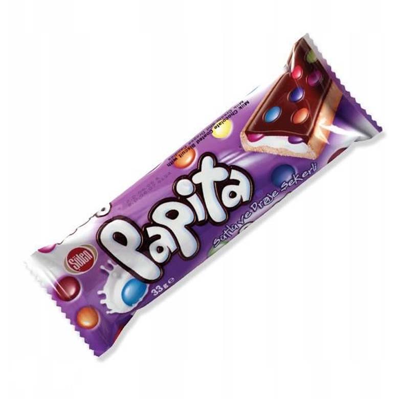Baton mleczny  Papita 33g