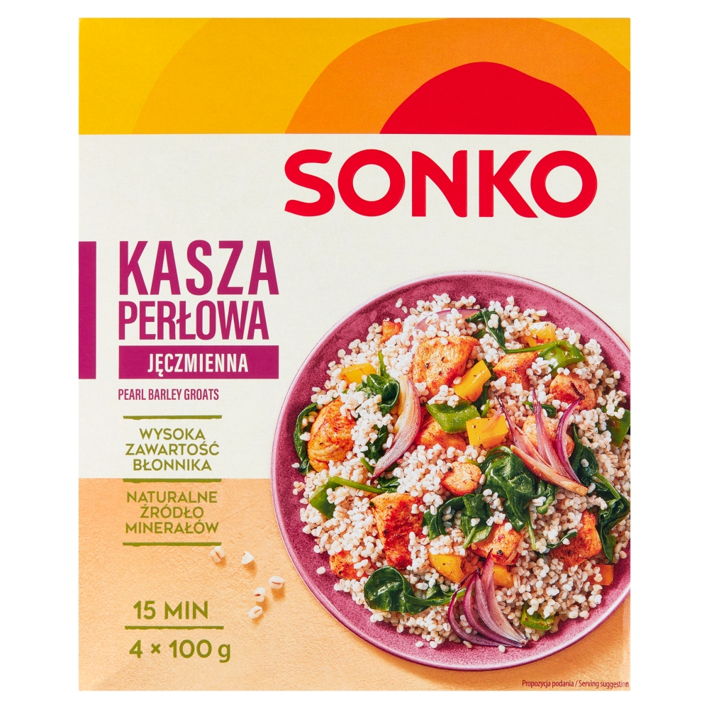 Kasza jęczmienna perłowa Sonko 4x100g