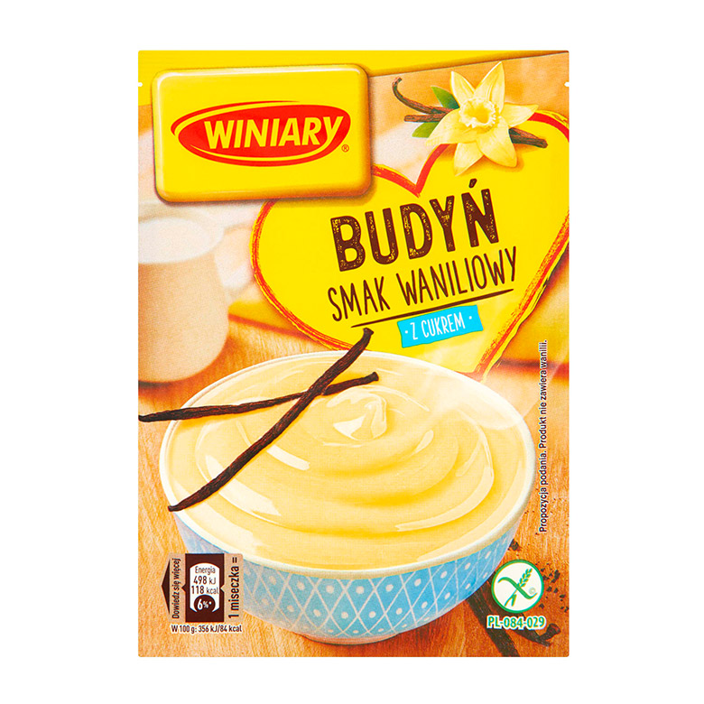 Budyń Waniliowy z Cukrem Winiary 60g esklep.polomarket.pl