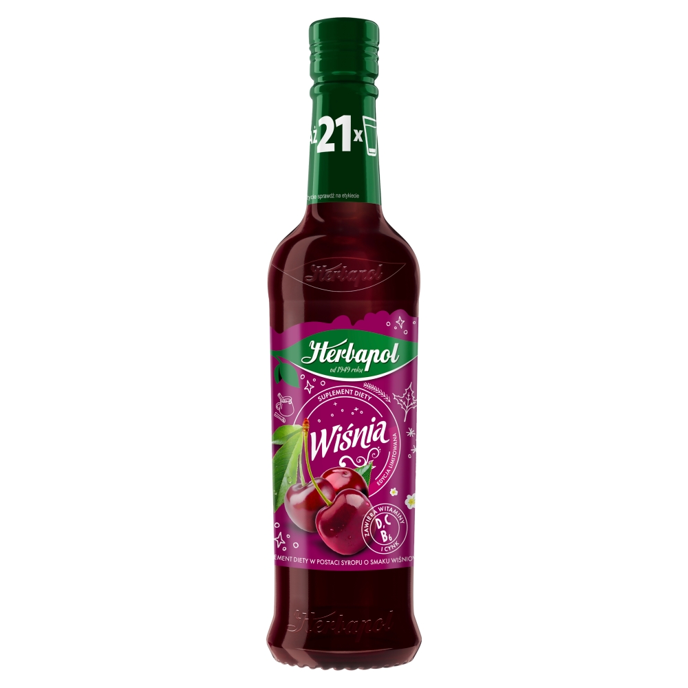 Syrop Wiśnia Herbapol 420ml