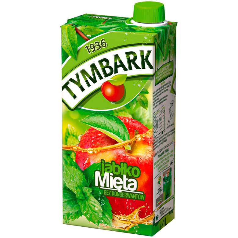 Napój jabłko-mięta Tymbark 1l esklep.polomarket.pl