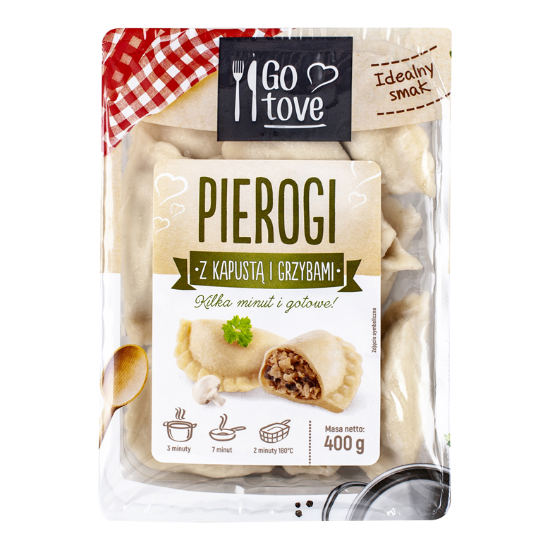 Pierogi z kapustą i grzybami  Go tove 400g