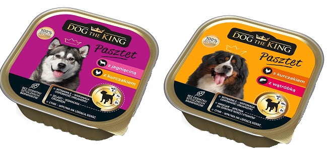 Pasztet dla psa Dog The King sort 300g