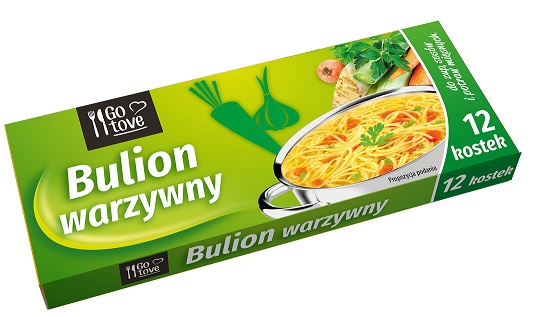 Bulion warzywny w kostkach Go tove  120g