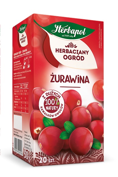 Herbatka żurawina Herbaciany Ogród Herbapol 20tb