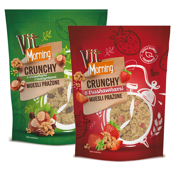 Vit Morning musli crunchy sort. 350g