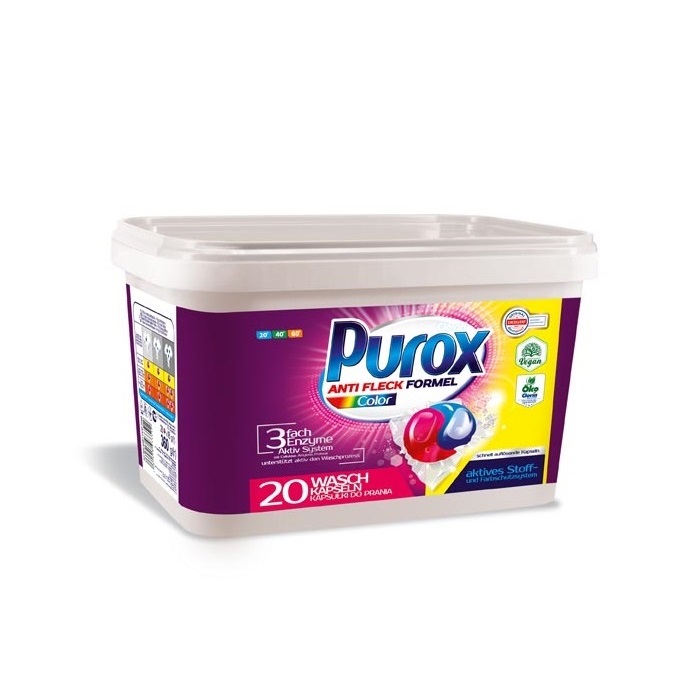 PUROX CAPS COLOR kap.do prania 20szt