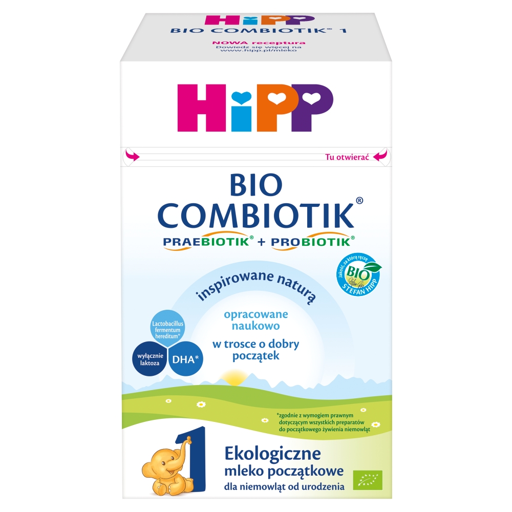 Mleko początkowe HIPP 1 BIO Combiotik 550g esklep.polomarket.pl