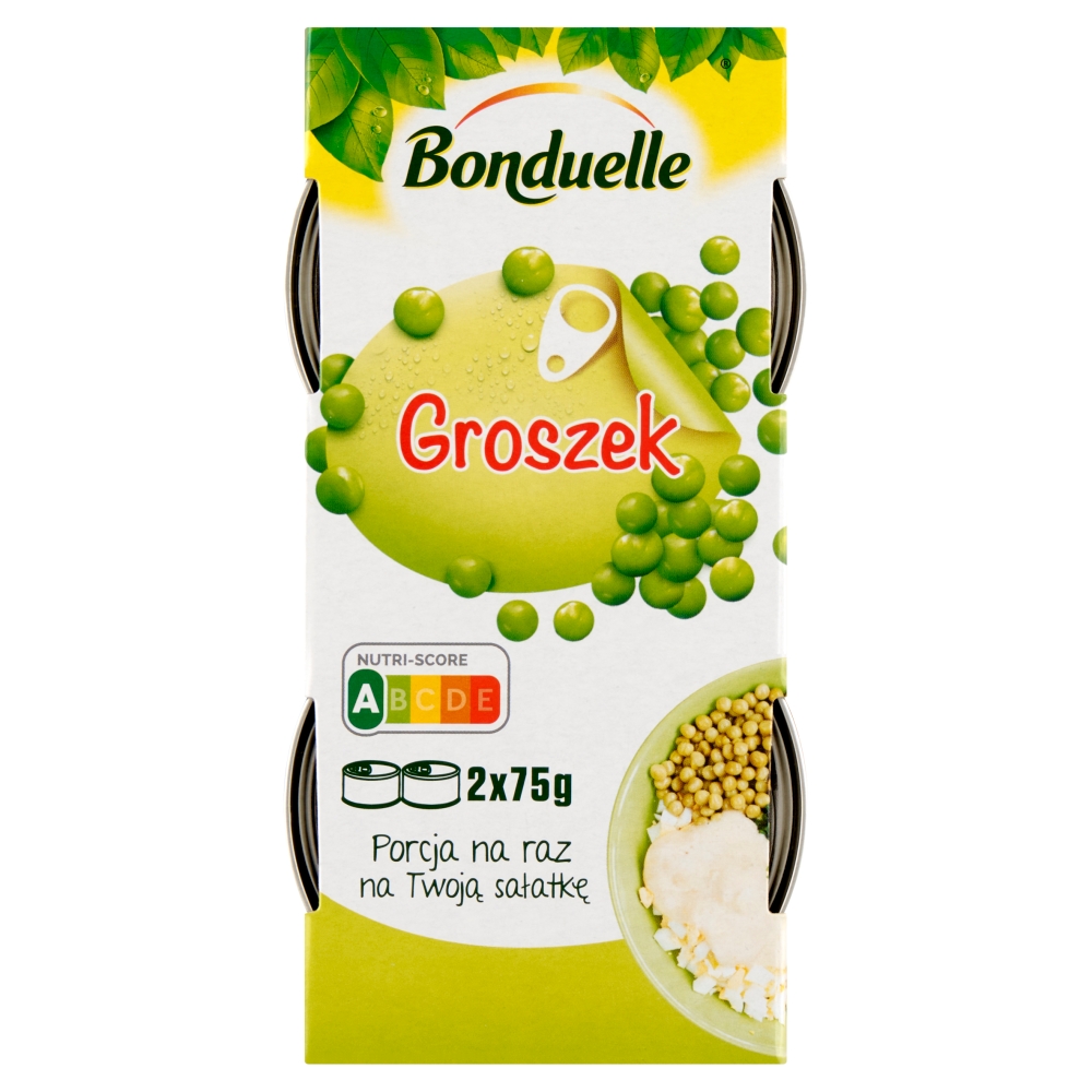 Groszek konserwowy Bonduelle 2x75g