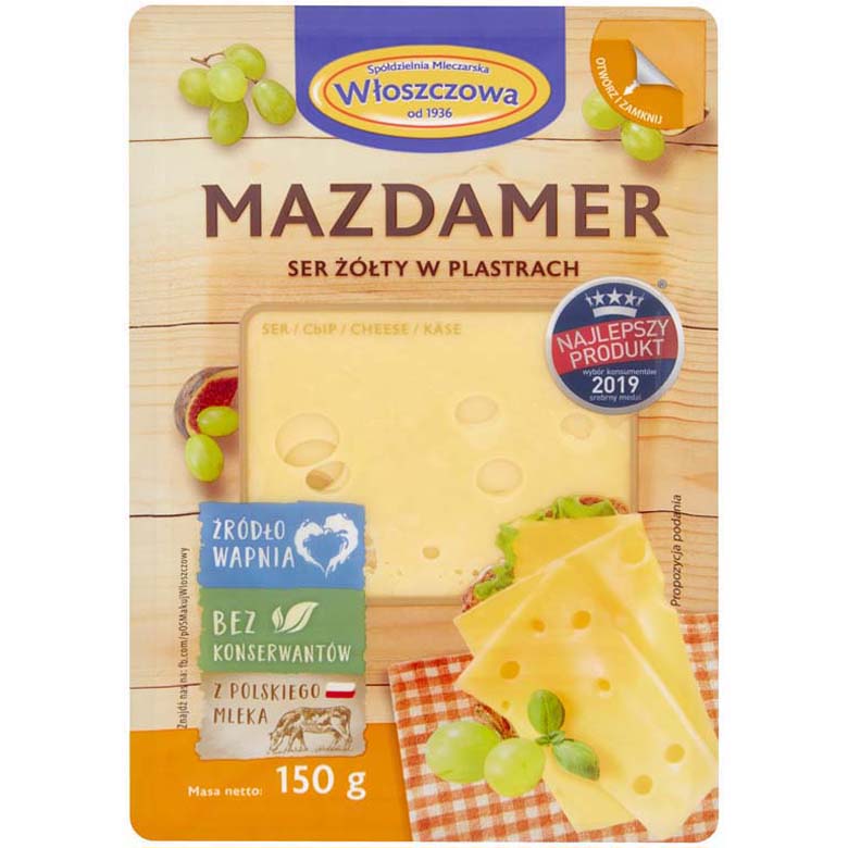 Ser Mazdamer plastry 150g esklep.polomarket.pl