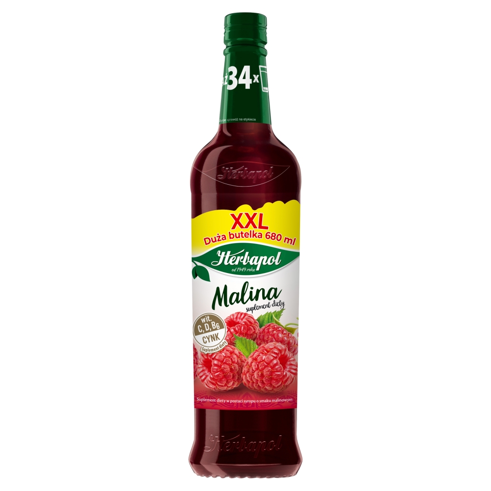 Syrop Malina Herbapol 680ml