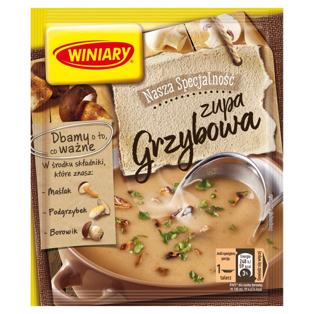 Zupa grzybowa Winiary 48g esklep.polomarket.pl