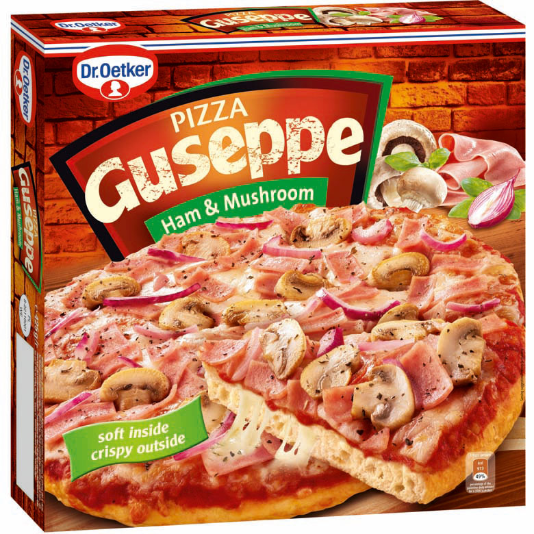 Pizza Guseppe z szynką i pieczarkami Dr.Oetker 425 g