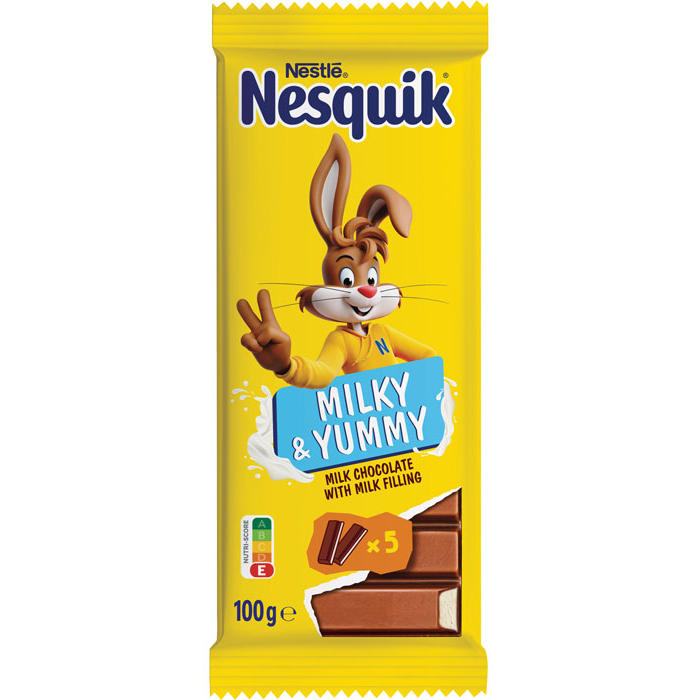 Czekolada z nadzieniem mlecznym Nesquik 100g