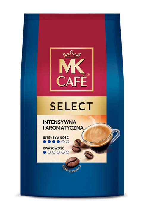Kawa ziarnista Select  MK Cafe 1kg esklep.polomarket.pl