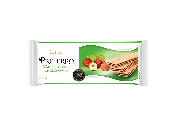 Preferro wafle orzechowe 200g